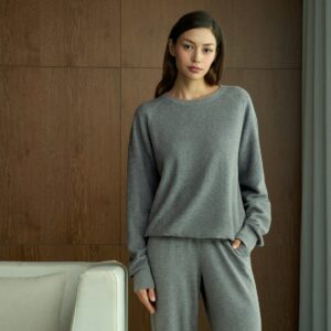 Brume 落肩針織兩件式 — SOLENNE